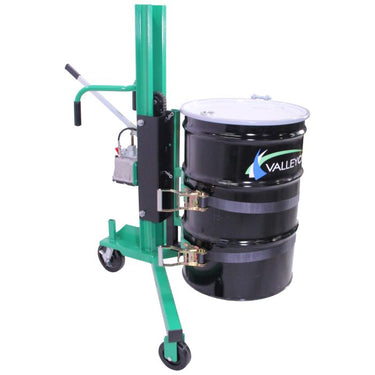 Valley Craft Drum Industrial Lift & Transporter - Strap Connection, 800 lb. Capacity, used w/ Steel/Plastic/Fiber Drums